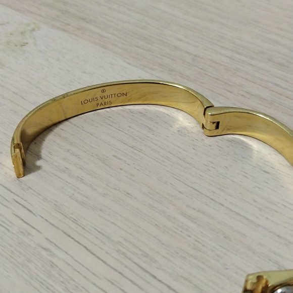 Loui Vuitton Nanogram Cuff Authentic ITALY M00251 LE1118 - Picture 5 of 7